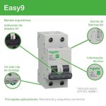 Llave térmica Easy9 2P 32A 6kA 230/400V AC curva tipo C - Imagen 4